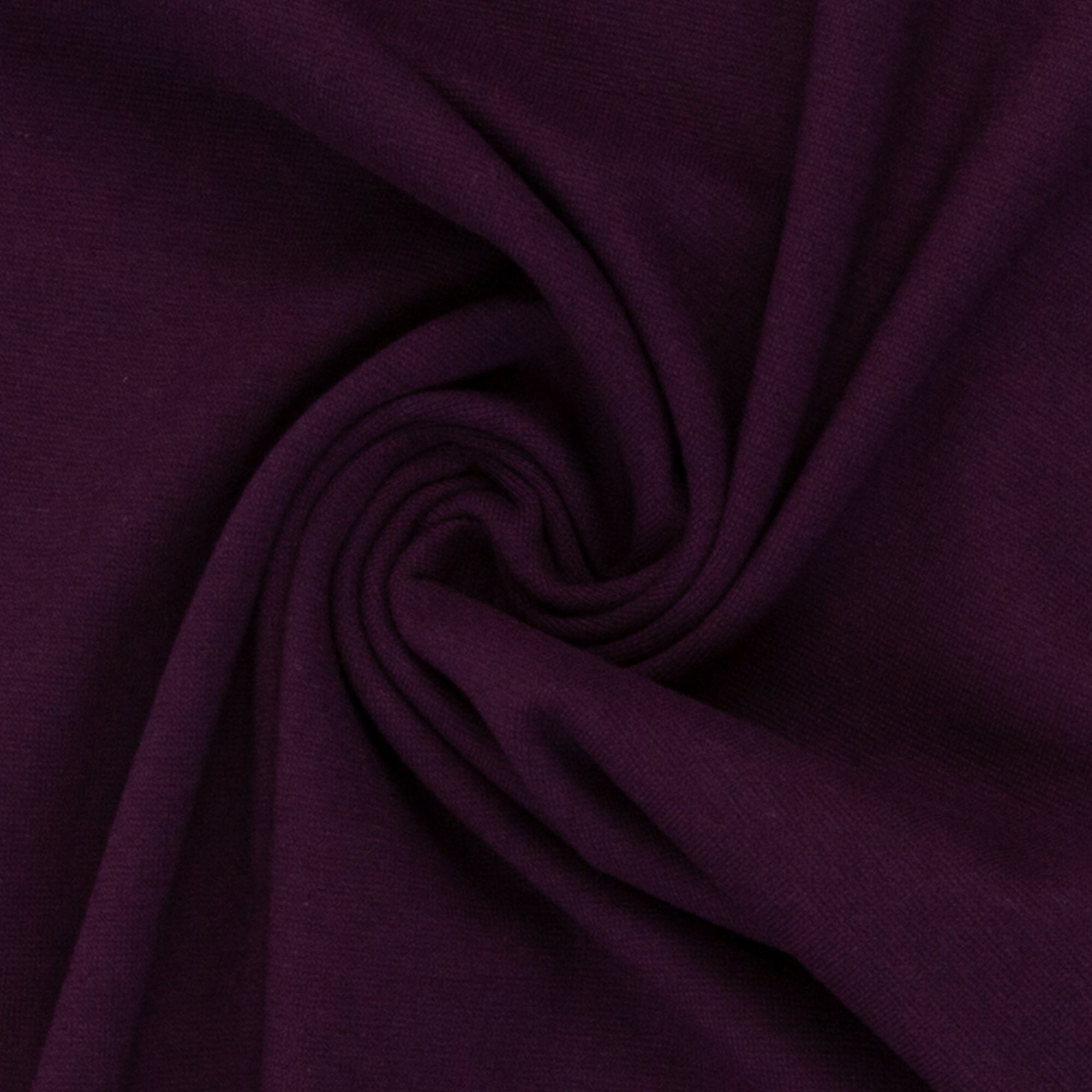 Kombistoffe in "Bordeaux" (dunkels Pflaume-Lila) 938