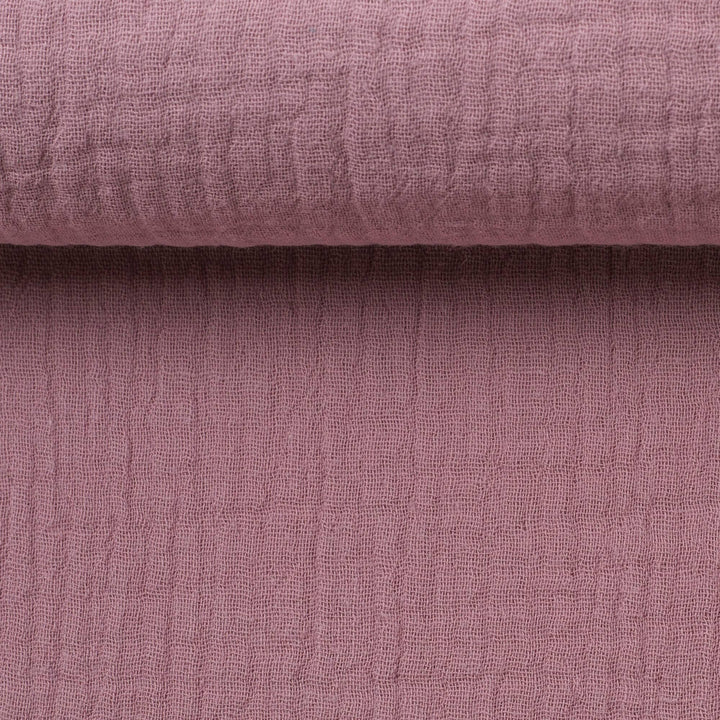 Musselin | Double Gauze | Altrosa Hell Swafing