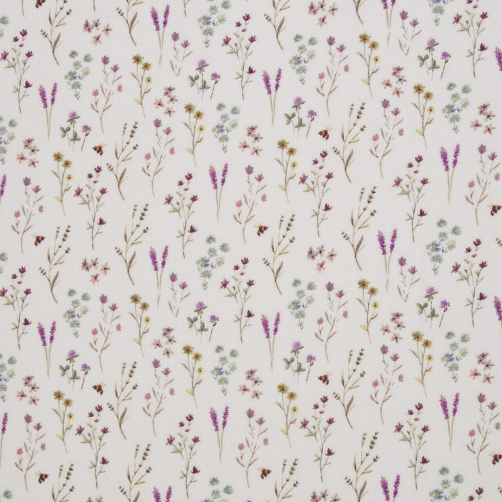 Musselin "Wild Meadow - Naturweiß" Swafing