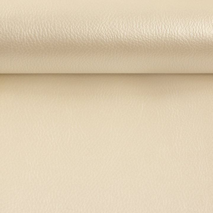 Kunstleder Rex-metallic - Cremeweiß 010 Fadenwunsch