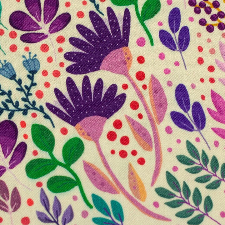 Viskose "In Full Bloom - Naturweiß" | Emjo-Design Swafing