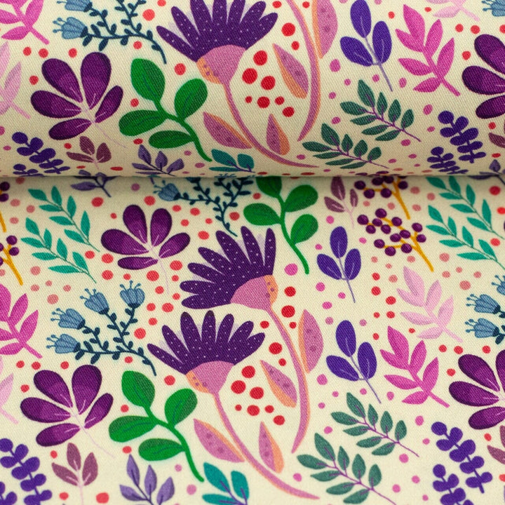 Viskose "In Full Bloom - Naturweiß" | Emjo-Design Swafing