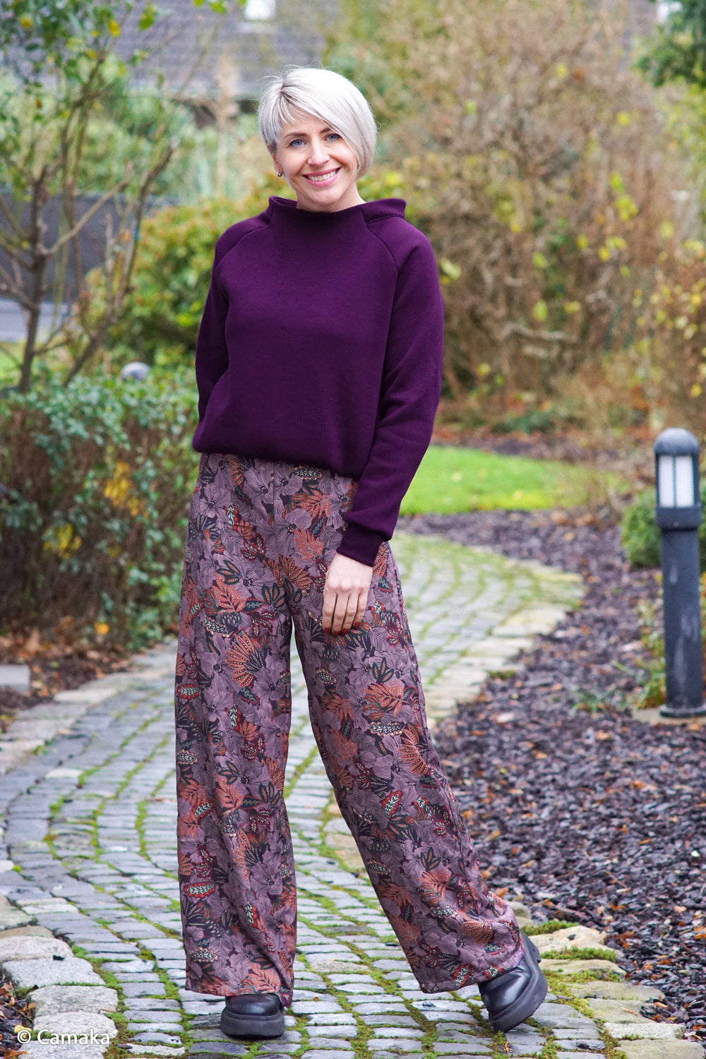 Heavy Sweat "Hanni" - Bordeaux Lila 938 | Herbst/Winter 25 Swafing