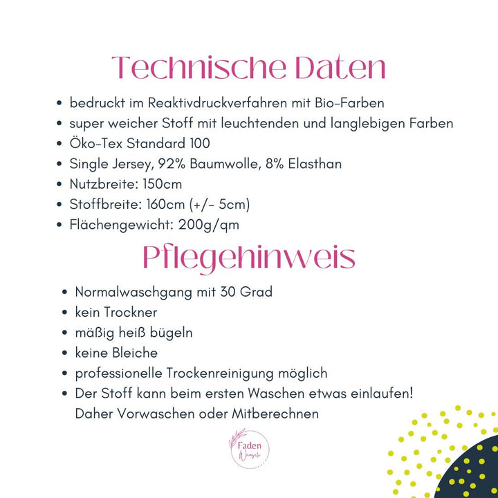 Jersey Leoleola Schriftzug fadenwunsch