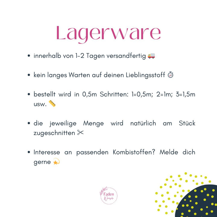 Jersey Leoleola Schriftzug fadenwunsch