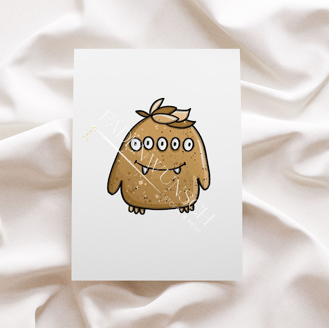 Vorbestellung | Bügelbild "Cool Monster 1" fadenwunsch