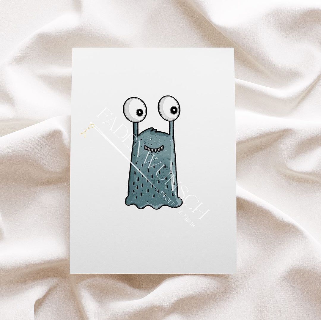 Vorbestellung | Bügelbild "Cool Monster 5" fadenwunsch
