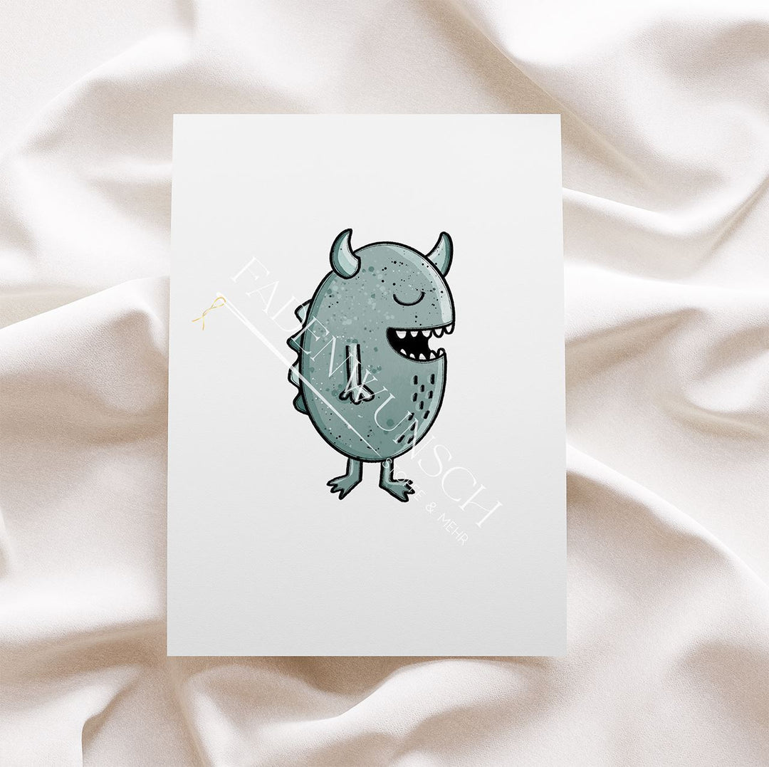 Vorbestellung | Bügelbild "Cool Monster 6" fadenwunsch