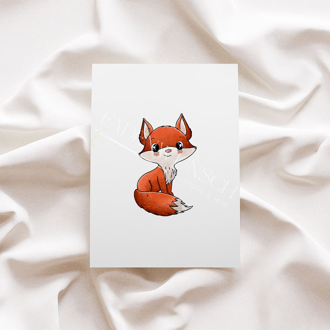Vorbestellung | Bügelbild "Fuchs" fadenwunsch