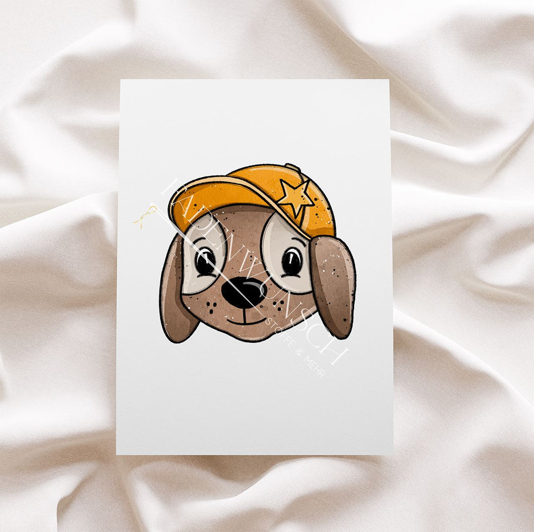 Vorbestellung | Bügelbild "Hundehelden - Baustelle" fadenwunsch