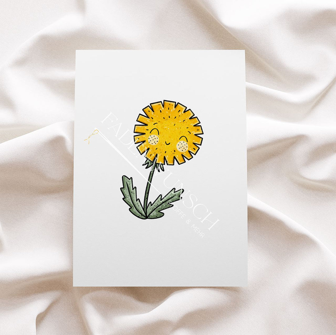 Vorbestellung | Bügelbild "Pusteblume - Löwenzahn" fadenwunsch