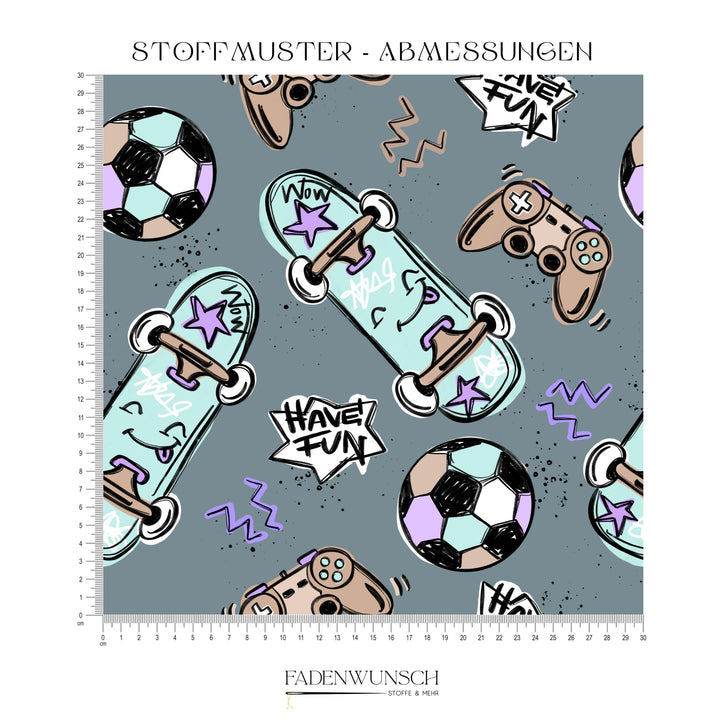Vorbestellung | "Fun Parts - Mintgrau" fadenwunsch