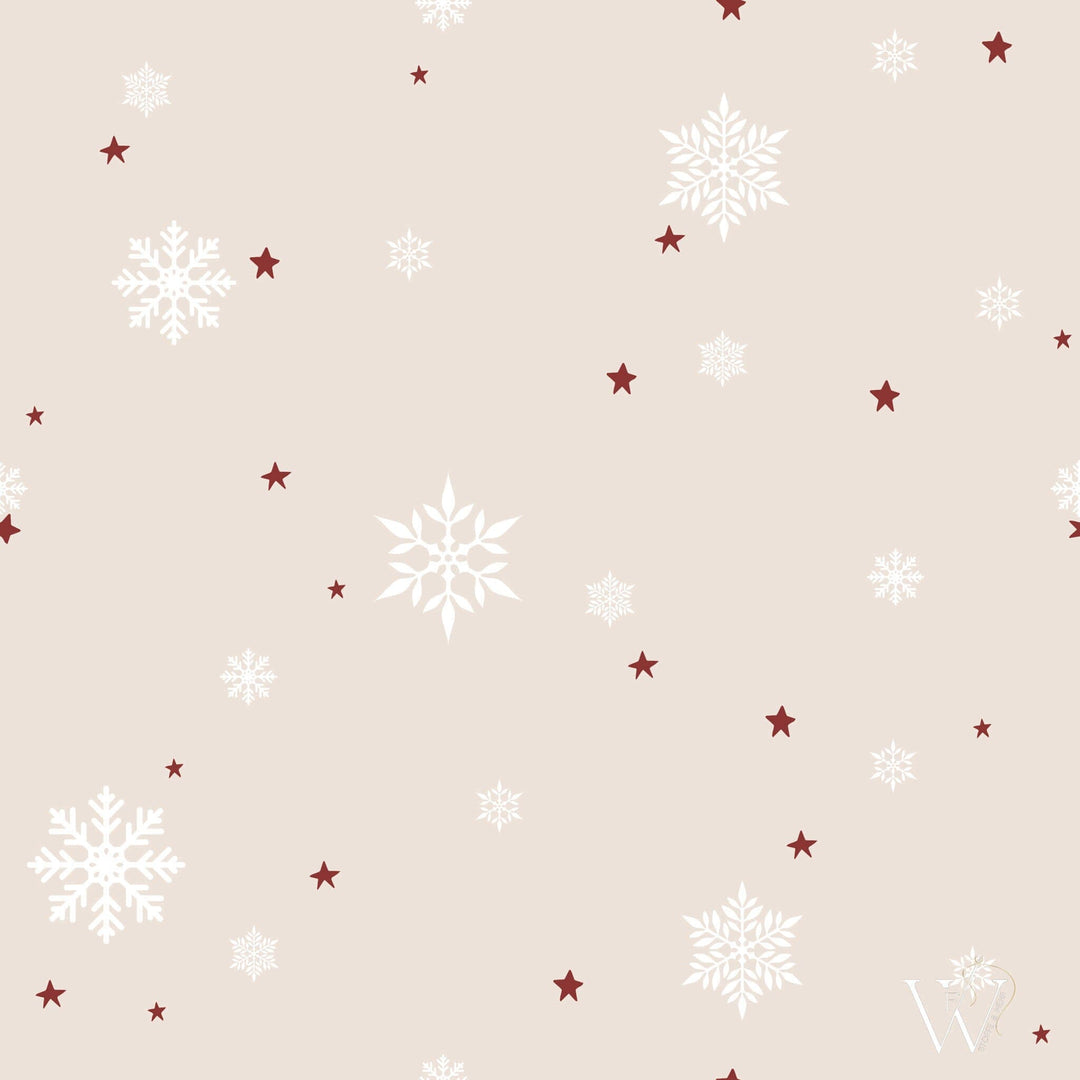 Vorbestellung | Bio French Terry "Schneesterne" fadenwunsch