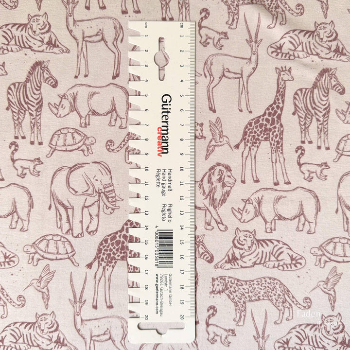 Jersey Wildlife Animal Hellbeige fadenwunsch