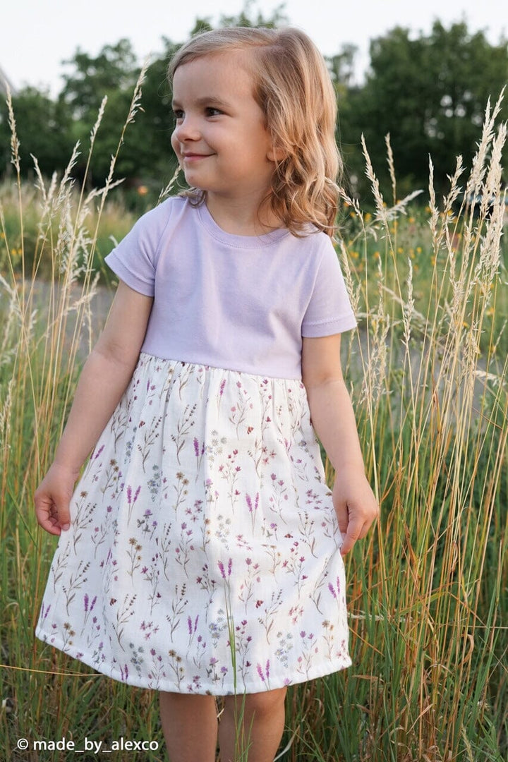 Musselin "Wild Meadow - Naturweiß" Swafing