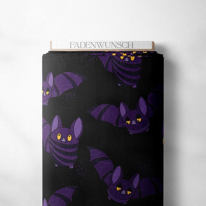 French Terry "Fledermausis" | Halloween Stoffe 2025 fadenwunsch