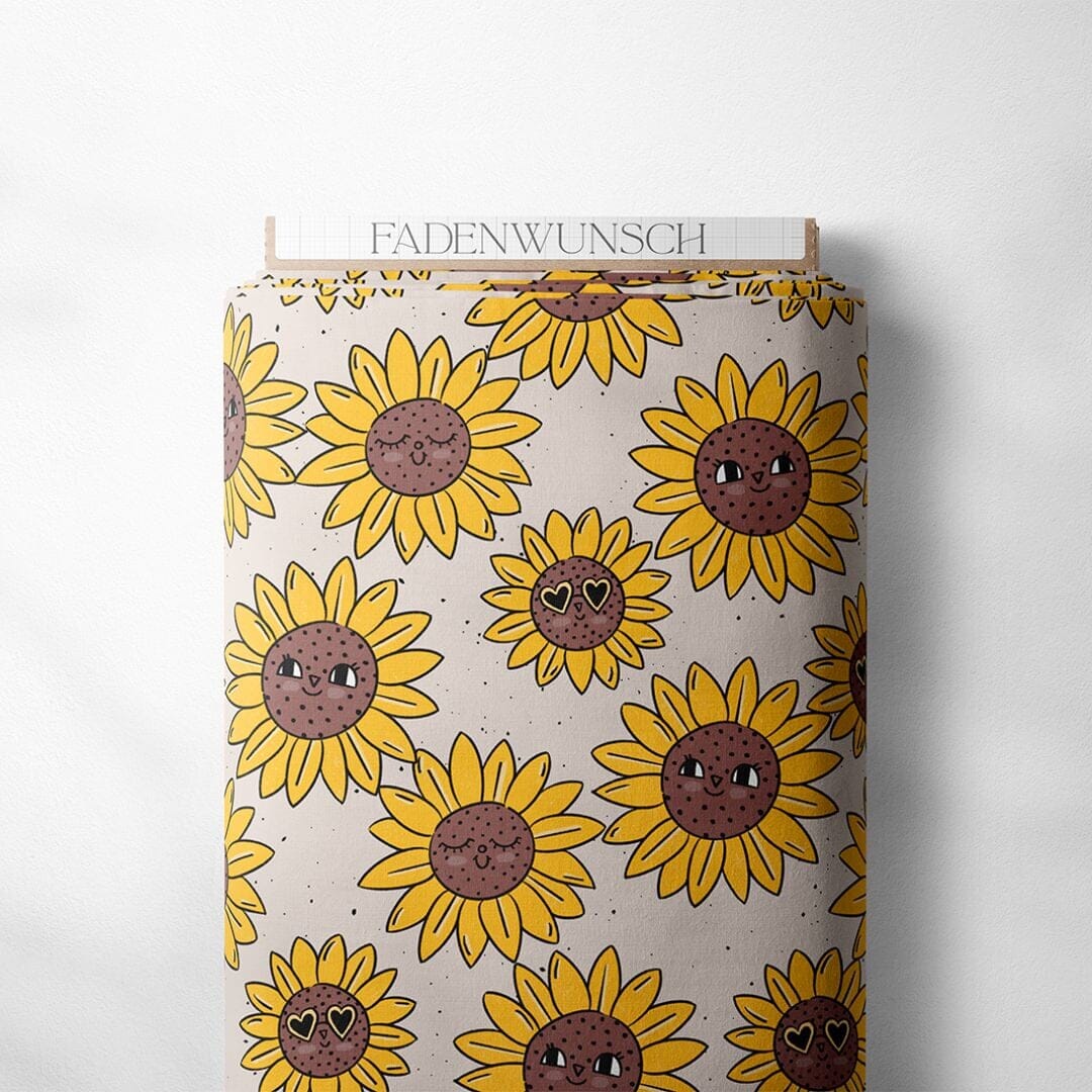 Vorbestellung | "Sonnenblumen Beige" fadenwunsch
