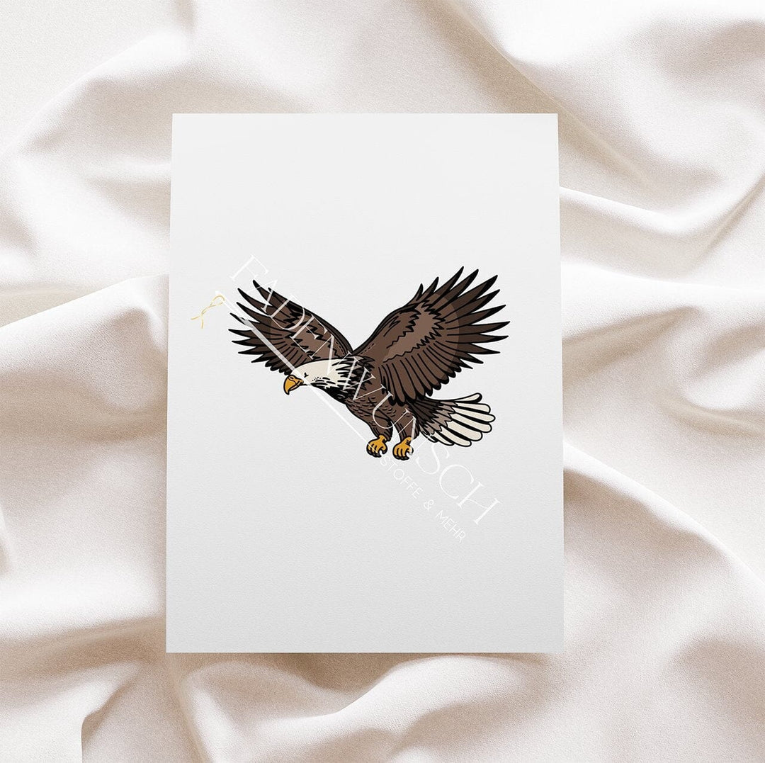 Vorbestellung | Bügelbild "Adler" fadenwunsch