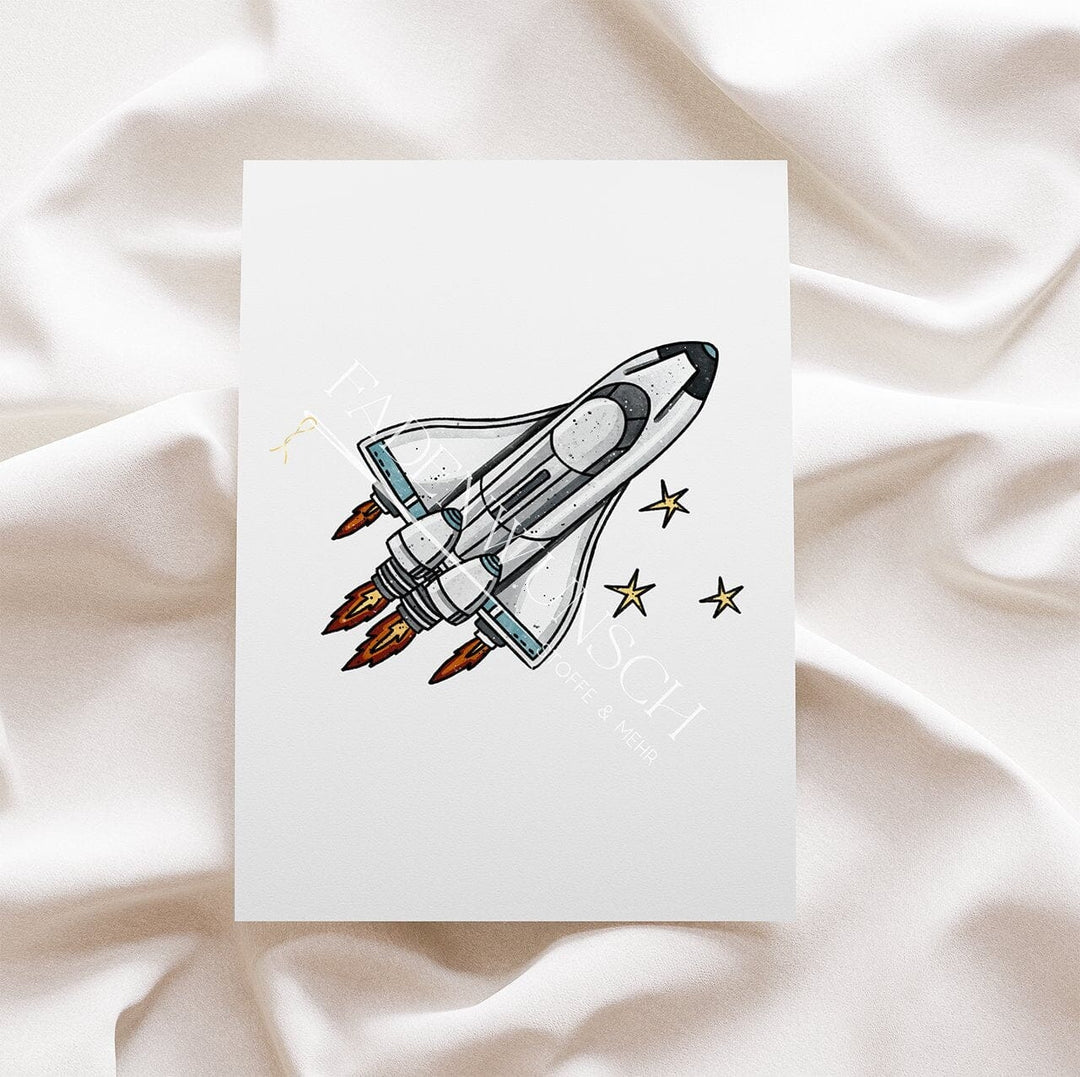 Vorbestellung | Bügelbild "Big Space" fadenwunsch