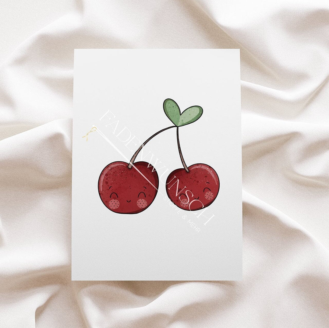 Vorbestellung | Bügelbild "Cherrys" fadenwunsch