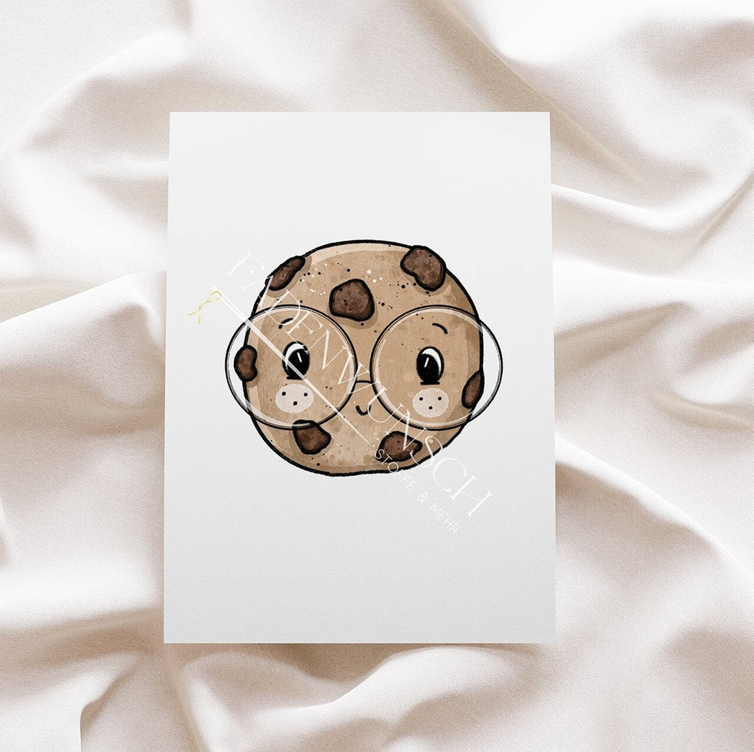 Vorbestellung | Bügelbild "Cookies Schoko - mit Brille" fadenwunsch