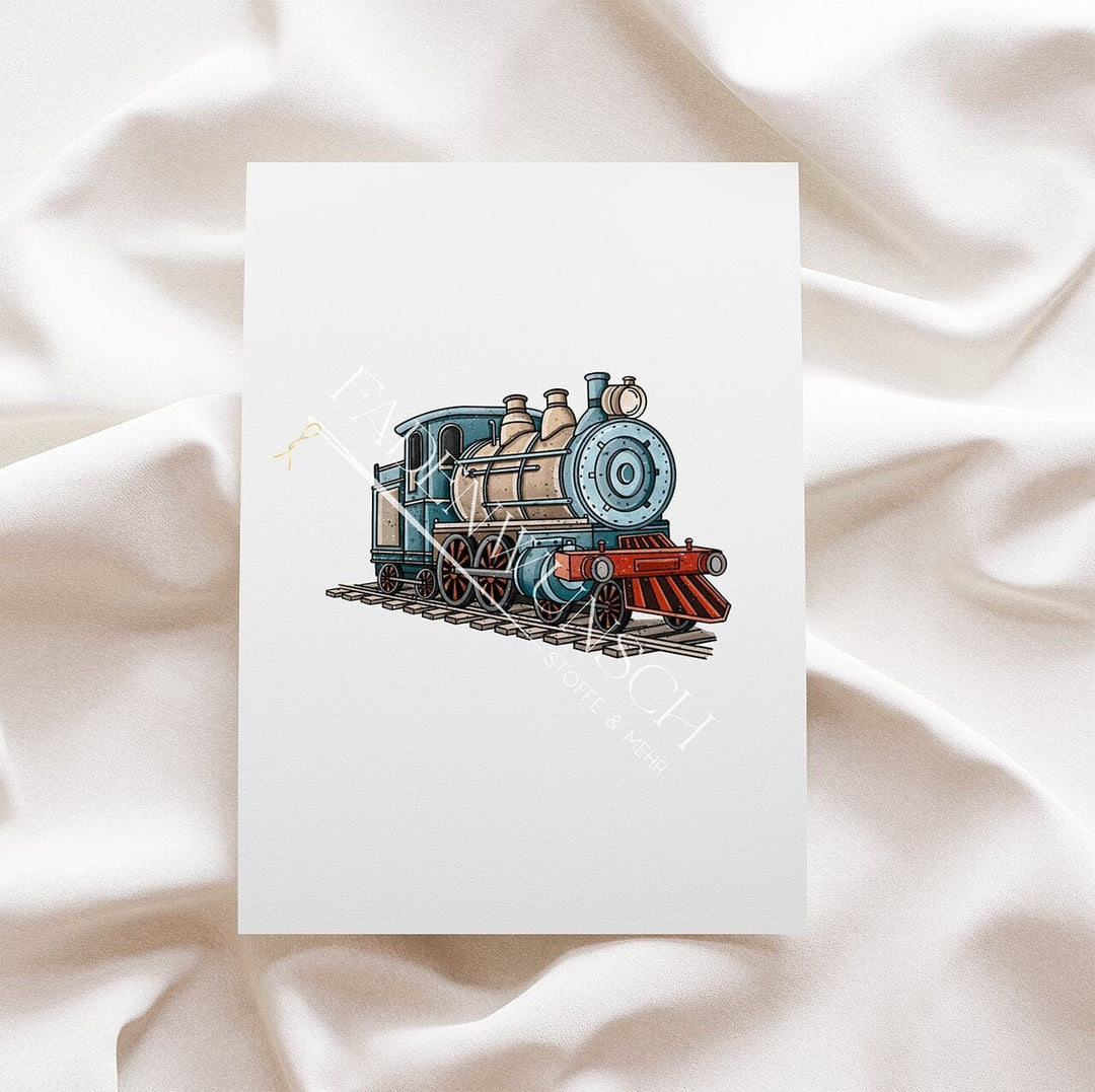 Vorbestellung | Bügelbild "Dampflock - BigTrain" fadenwunsch