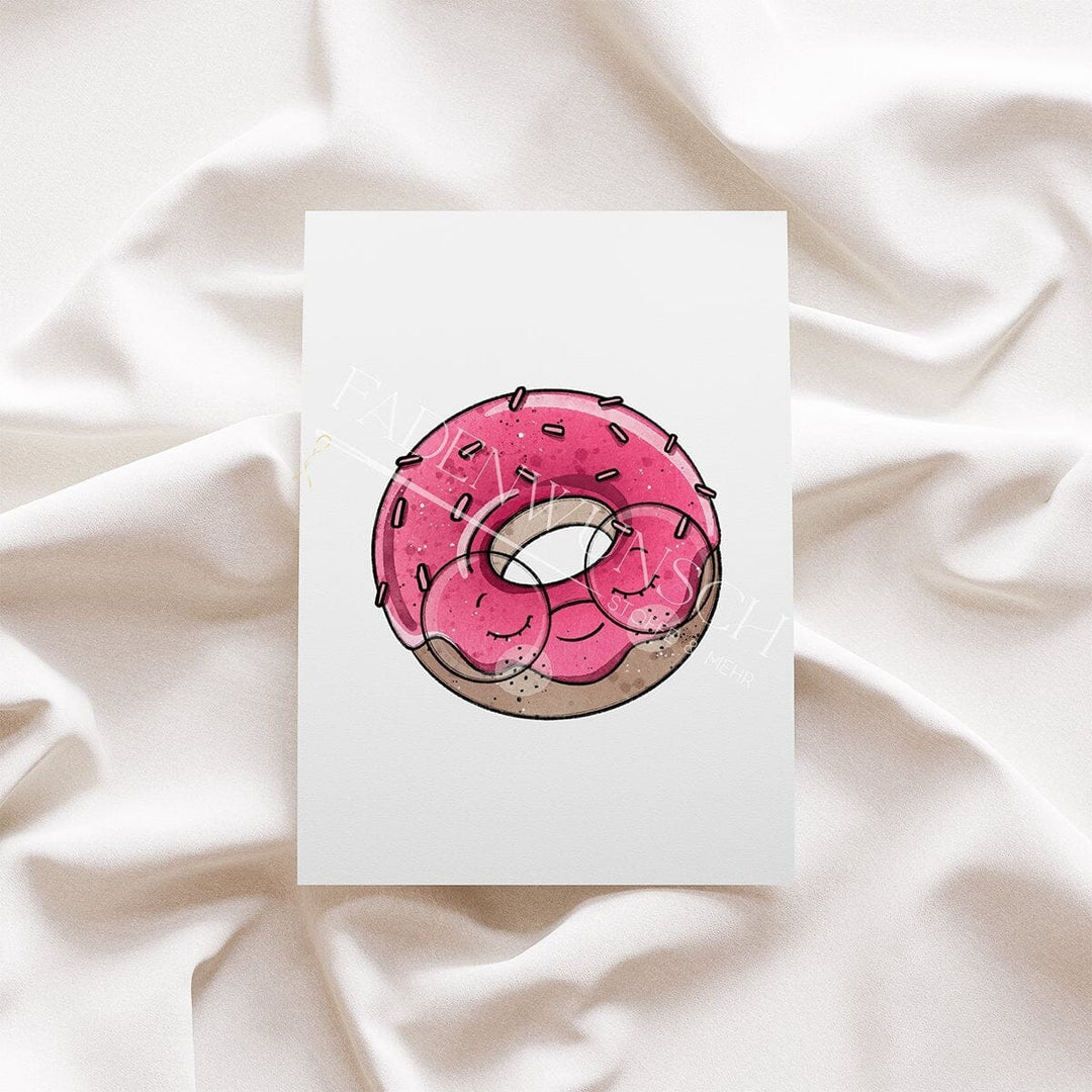 Vorbestellung | Bügelbild "Donut Time - pink" fadenwunsch