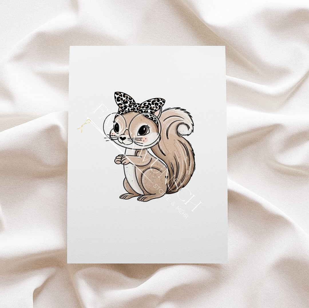 Vorbestellung | Bügelbild "Eichhörnchen" fadenwunsch