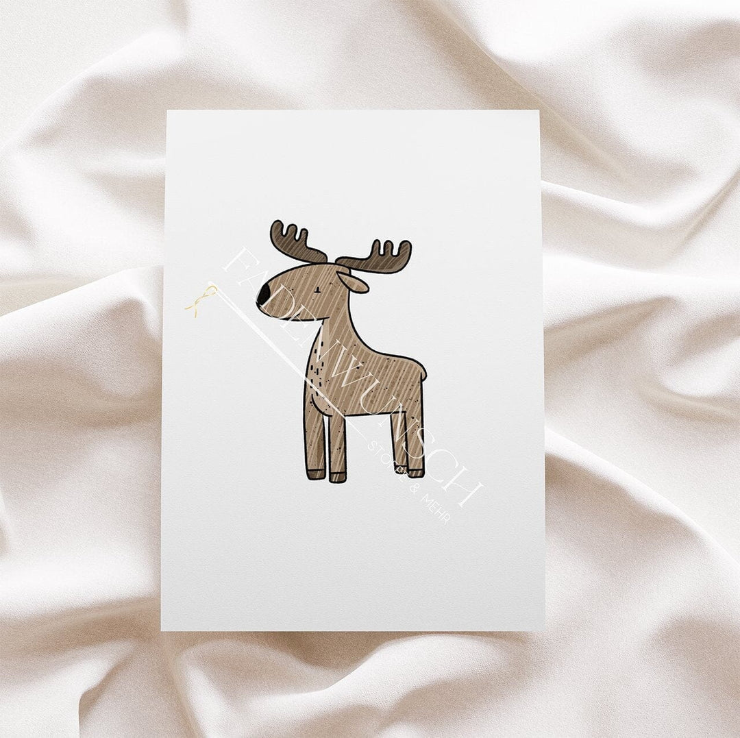 Vorbestellung | Bügelbild "Foresttopia - Hirsch" fadenwunsch