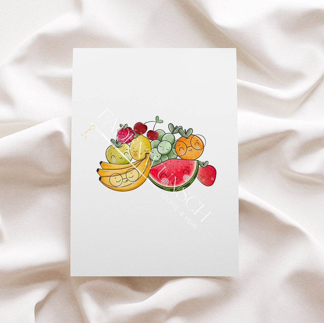 Vorbestellung | Bügelbild "Fruchtsalat" fadenwunsch
