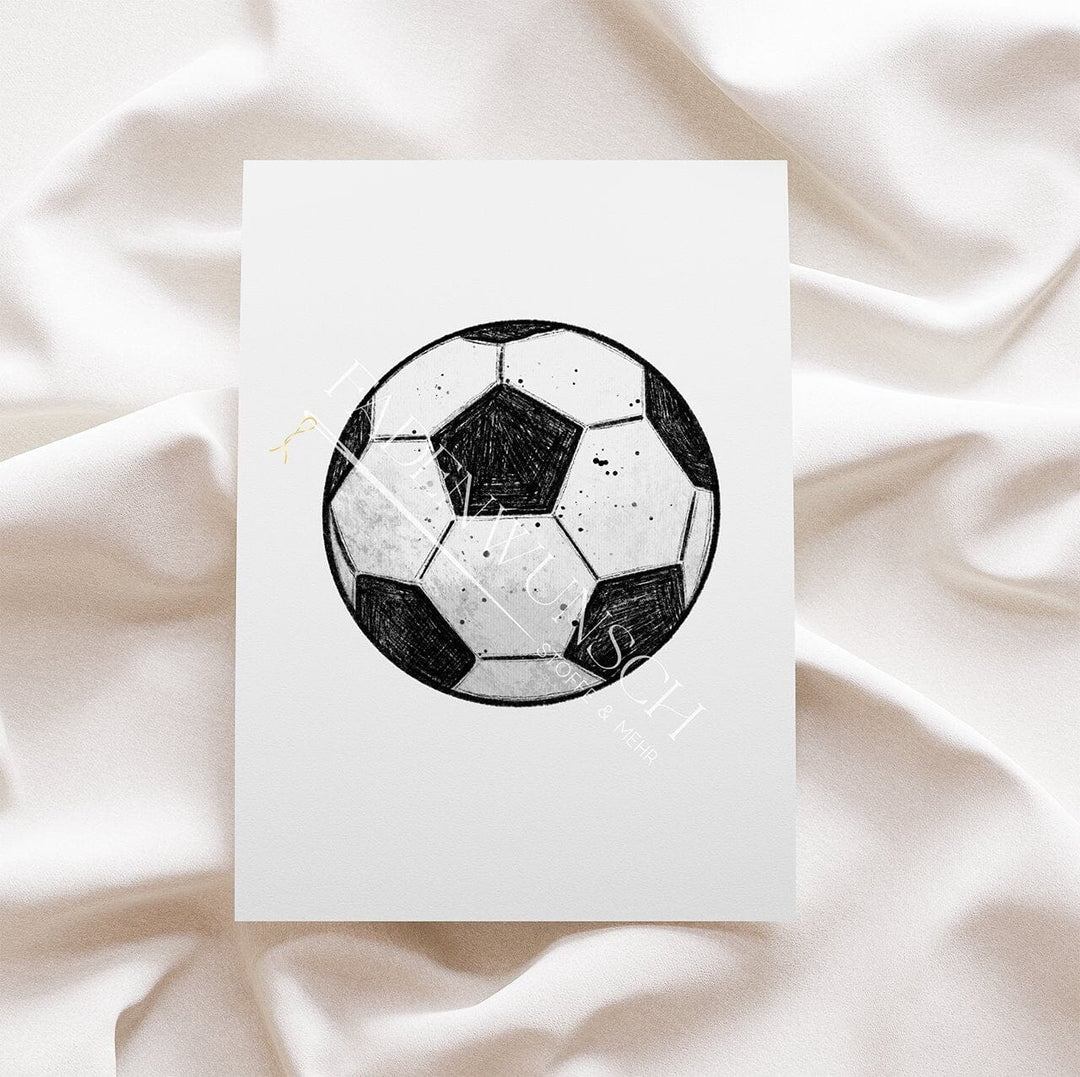 Vorbestellung | Bügelbild "Fußball" fadenwunsch