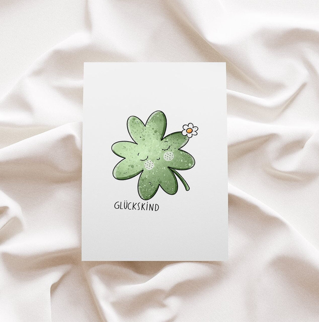 Vorbestellung | Bügelbild "Glückskind - einzeln" fadenwunsch