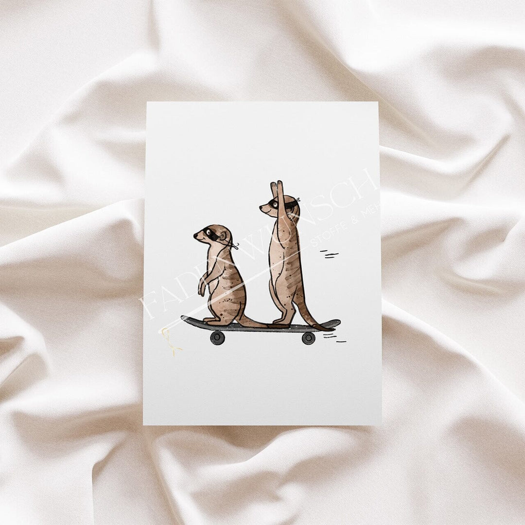 Vorbestellung | Bügelbild "Karl Brüder - Skate" fadenwunsch