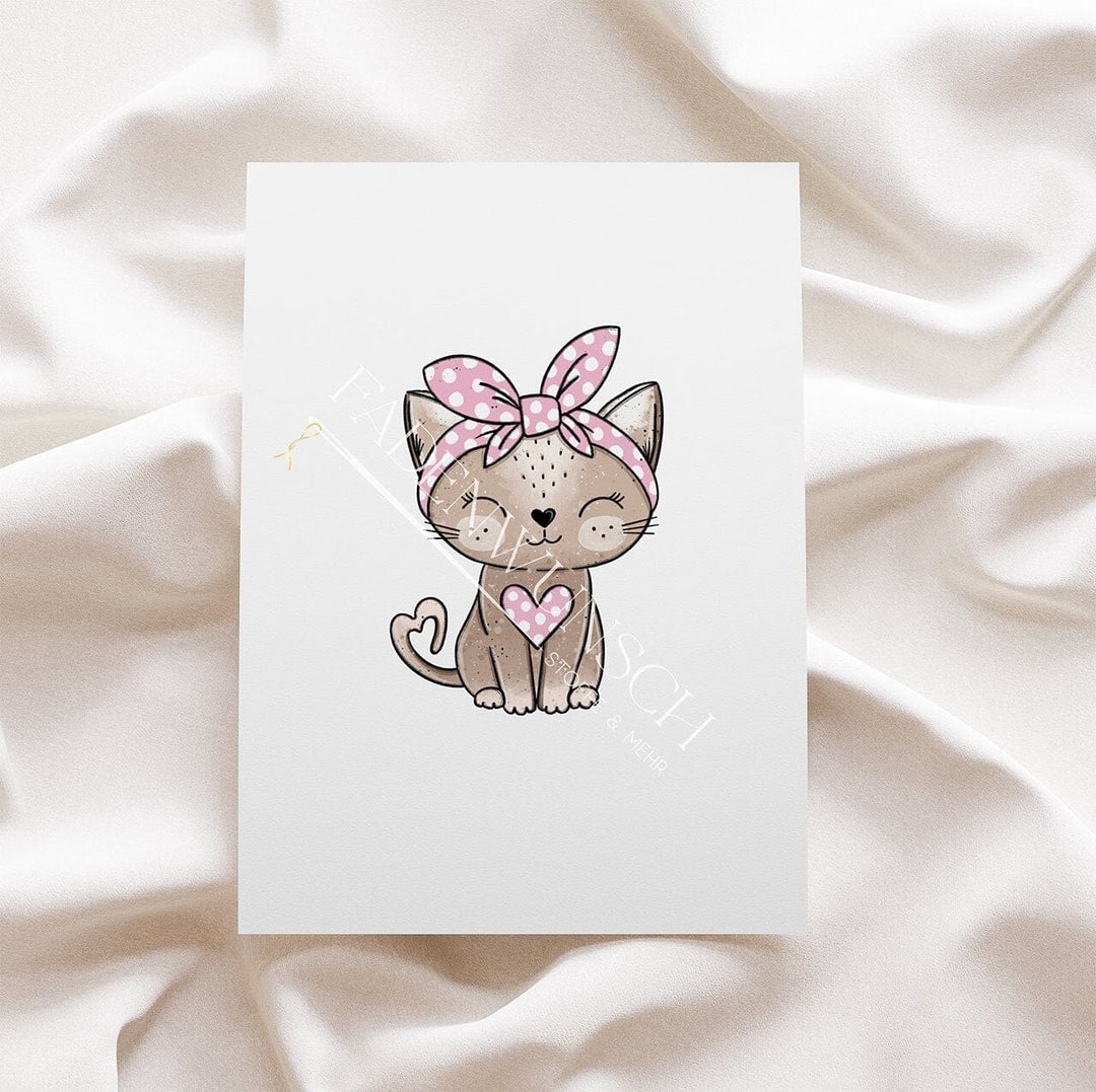 Vorbestellung | Bügelbild "Katze - Leo Kitty Sister" fadenwunsch