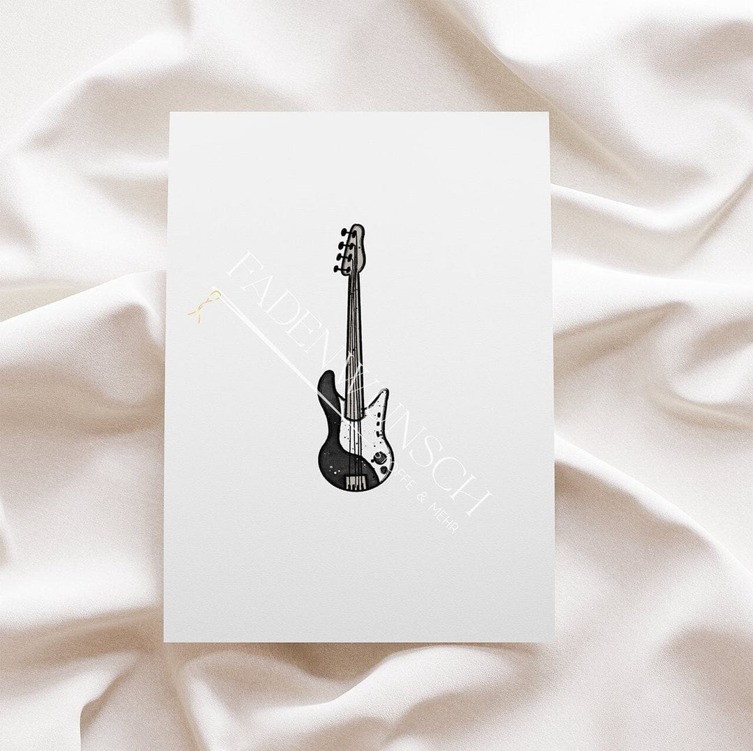 Vorbestellung | Bügelbild "Little Rocker - Gitarre" fadenwunsch