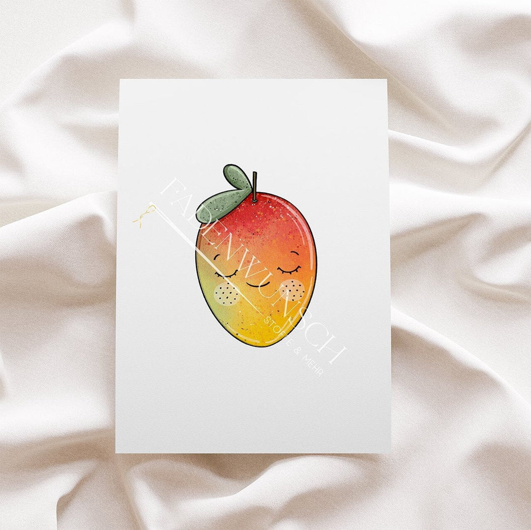 Vorbestellung | Bügelbild "Mango - ohne Brille" fadenwunsch