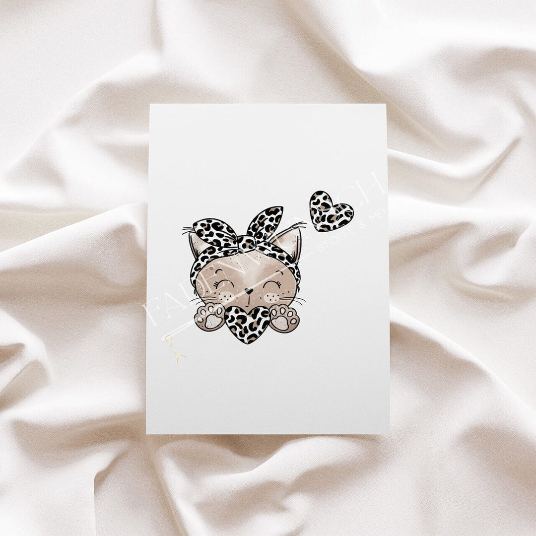 Vorbestellung | Bügelbild "Mini - Kitty Love" fadenwunsch