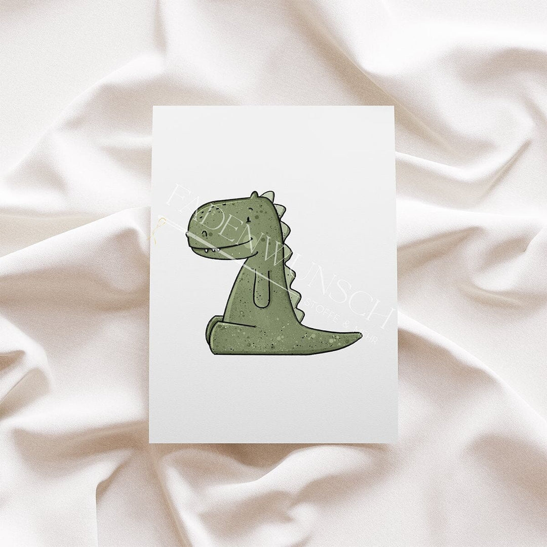 Vorbestellung | Bügelbild "Mini Dino - T-Rex" fadenwunsch