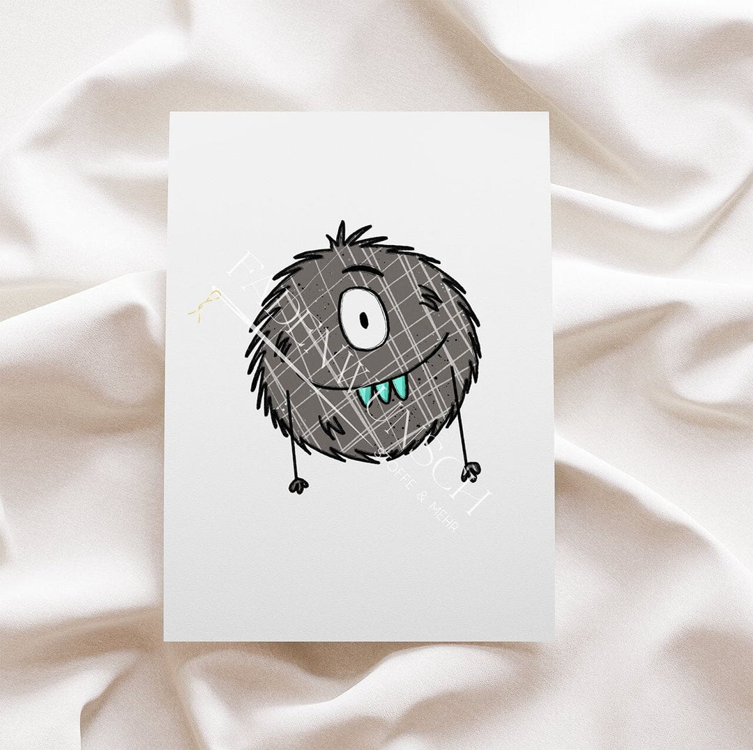 Vorbestellung | Bügelbild "Mini Monster - Monster 1" fadenwunsch