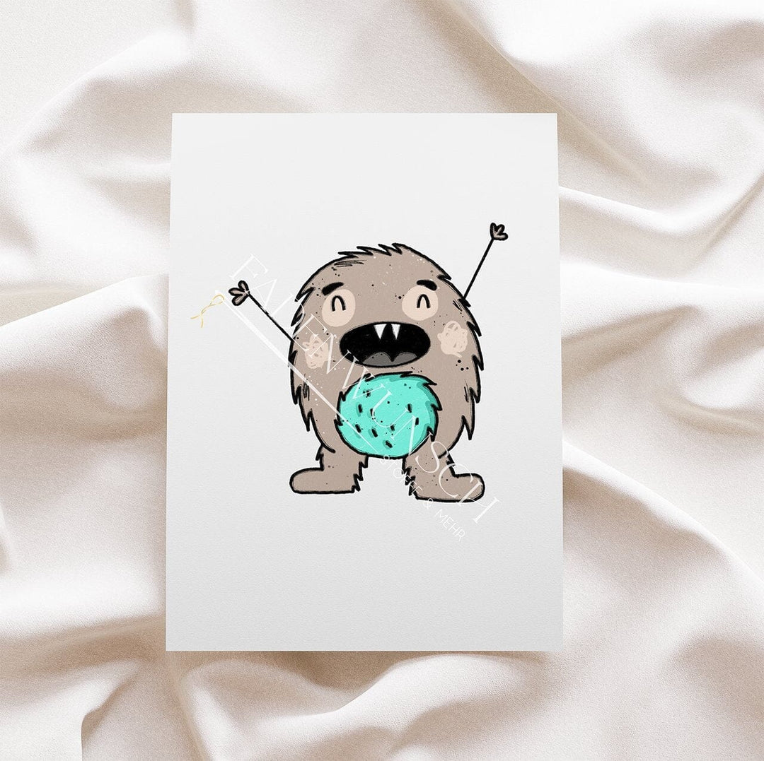 Vorbestellung | Bügelbild "Mini Monster - Monster 2" fadenwunsch