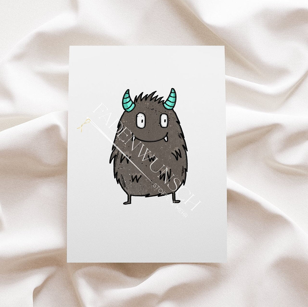 Vorbestellung | Bügelbild "Mini Monster - Monster 3" fadenwunsch