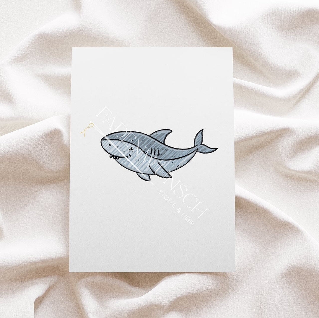 Vorbestellung | Bügelbild "Oceantopia - Hai" fadenwunsch