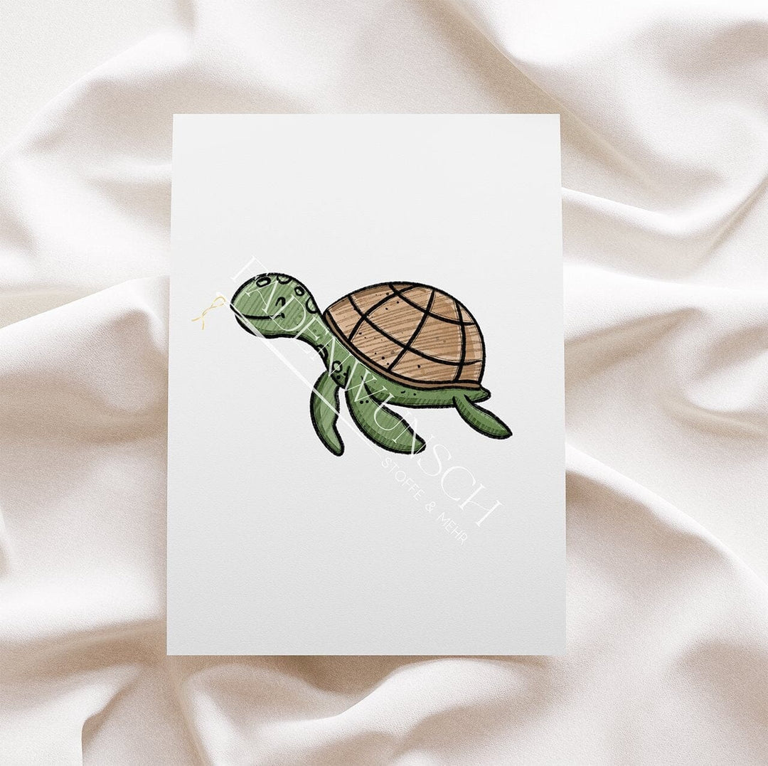 Vorbestellung | Bügelbild "Oceantopia - Schildkröte" fadenwunsch