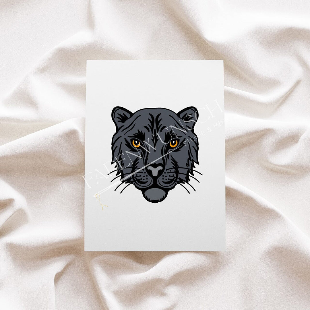 Vorbestellung | Bügelbild "Panther" fadenwunsch