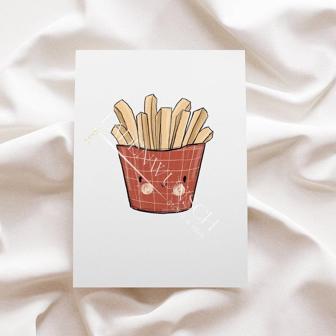 Vorbestellung | Bügelbild "Pommes Fred" fadenwunsch