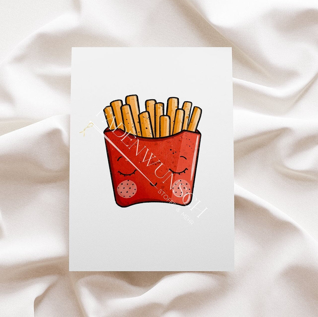Vorbestellung | Bügelbild "Pommes Team - Pommes" fadenwunsch
