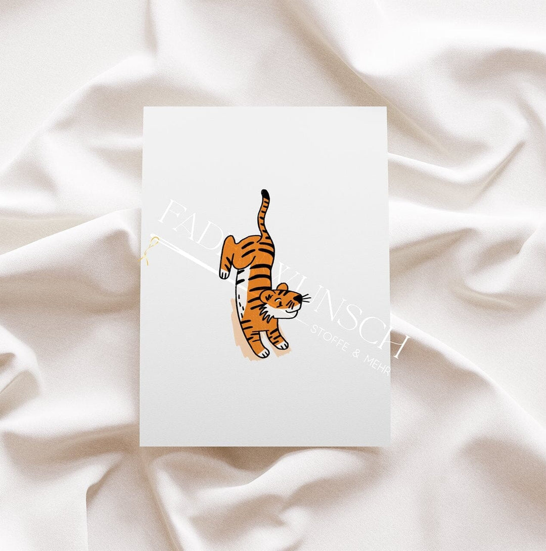 Vorbestellung | Bügelbild "Raubtiere - Tiger" fadenwunsch