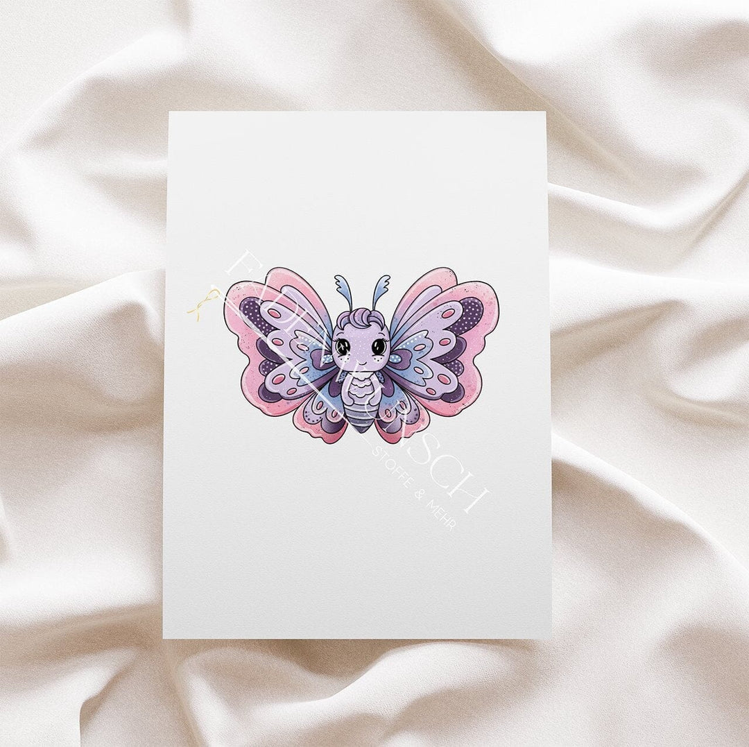 Vorbestellung | Bügelbild "Schmetterling - Lila" fadenwunsch