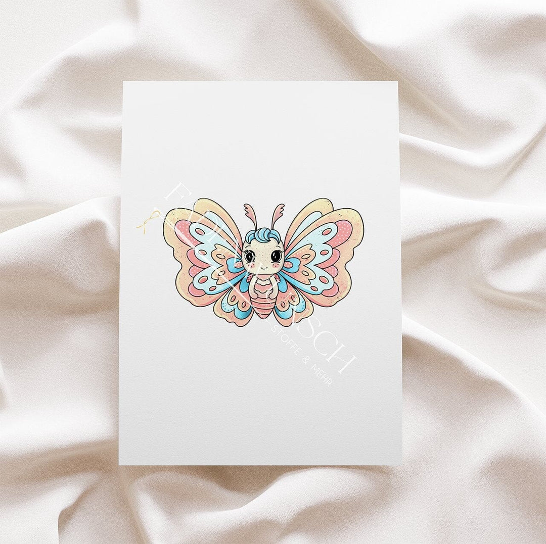 Vorbestellung | Bügelbild "Schmetterling - Mint" fadenwunsch