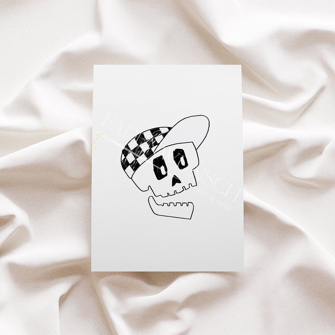 Vorbestellung | Bügelbild "Skeletti -1" | Halloween fadenwunsch